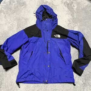 Vintage The North Face Mountain Jacket Mens Small ? 90s Gore-Tex Blue Parka